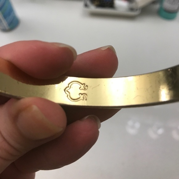 C Wonder leather black/gold bangle - Picture 3 of 3